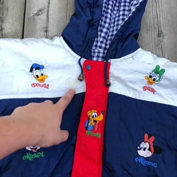 Vintage Hello Kitty X Disney Mickey Mouse Embroidered Reversible Jacket - Picture 8 of 16